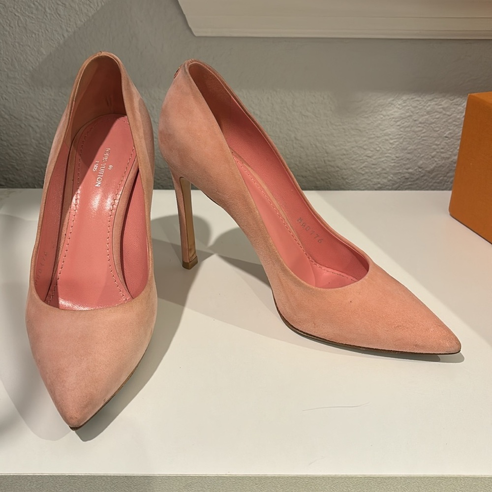 Neverfull Pink Louis Vuitton Heels sz 37 - Picture 2 of 5